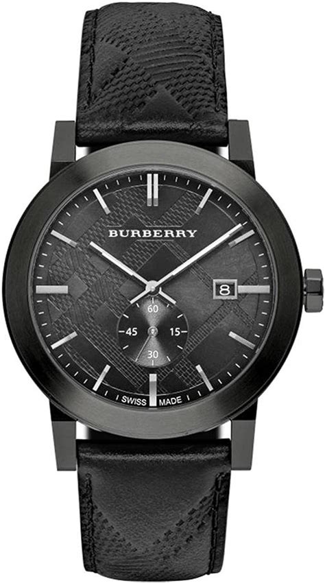 schwarz burberry uhr herren|Burberry Armbanduhr Herren .